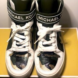 Michael Kors Army Fatigue High Top Shoes